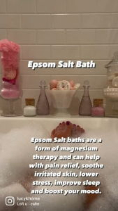 Epsom Salt 1KG – Premium Bath Soak for Muscle Relief Detox & Foot Spa