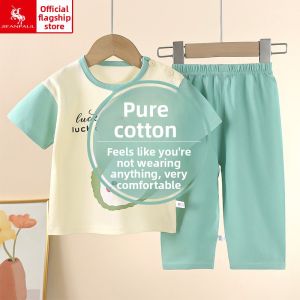 JIFANPAUL | Bộ Đồ Ngủ Bé Gái Và Bé Trai Cotton Mùa Hè