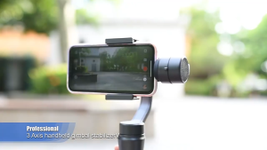 Gimbal กันสั่น 3 แกน พับได้ ไม้กันสั่นสำหรับสมาร์ทโฟน โทรศัพท์มือถือผู้ถือกล้อง วิดีโอบันทึกสมาร์ทโฟน สำหรับโทรศัพท์