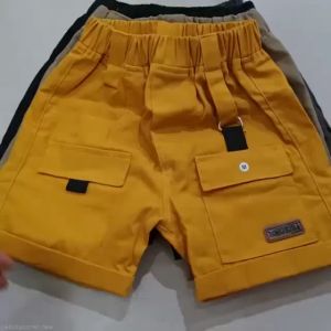100 ribu dapat 4 pcs Celana Pendek Cargo Anak / Celana Cargo Short Pants usia 1 - 10 Tahun
