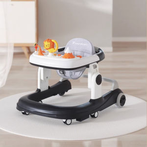 Baby Walker Prevent O-leg Practice Walking Push for Girl Boy Adjustable Music Walker