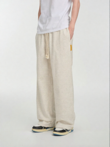 dangerouspeople | Knit Loose Colorblock Trousers