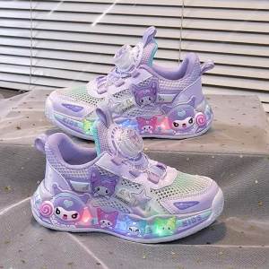 KUOBURENSHENG | Light Up Non-slip Breathable Girls Childrens Sports Shoes