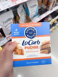 M-Home Gc4227 Australian Direct Mail AUSSIE BODIES Collagen Keto Fitness Protein Energy Bar 120g Fitness Snack Chocolate