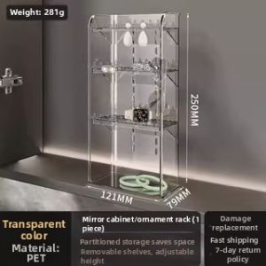 josogo | Cosmetics Organizer Drawer Shelf for Bathroom Cabinet