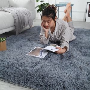 Xinxiangrui | Customizable Nordic Style Furry Rug for Bedroom and Living Room