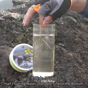 Senar Pancing 150m Kuat Anti Keriting Tali Pancing Nilon Air Mengambang Kuning Rock Fishing Line Mulus Tahan Lama