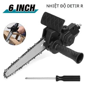 Bộ Chuyển Đổi Máy Khoan Điện 6 Inch Cho Cưa Xích Mini Cầm Tay Tại Nhà Công Cụ Cắt/cắt Gỗ - Không Bao Gồm Pin
