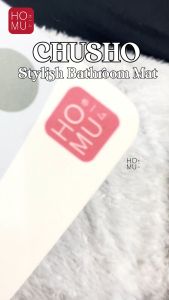 HOMU CHUSHO Stylish Bathroom Mat Keset Kaki Kamar Mandi Dapur Diatomite Lembut Serap Air Anti Slip
