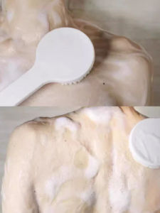 Everbab Long Handle Bath Brush Chicken Design Back Scrubbing Tool Personal Hygiene Cleaning Household Essential