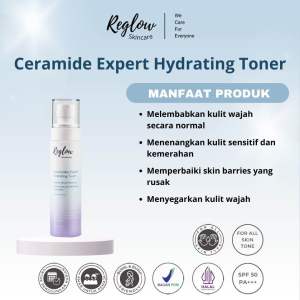 Reglow Skincare Toner 2in1 Micellear Water Perawatan Wajah Glowing Pembersih Make up Bpom