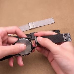 18mm 20mm 22mm Watchband For Garmin Venu 4 41mm 45mm/Venu 3 2 SQ Milanese Loop For Garmin Forerunner 55 158 245 265 645 970 570