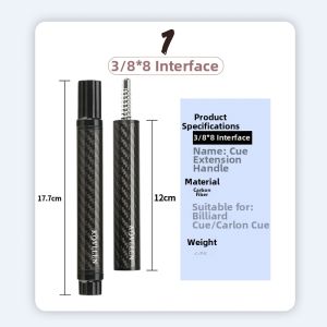 Double-Ended Long Cue Snooker Stick