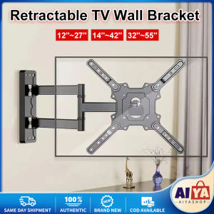 ★Same Day Shipping★ Universal Tv Mount Wall-Mounted Fixed Flat Panel Bracket Holder for 12-32 Inch Vesa Max Load 10kg Monitor Tv