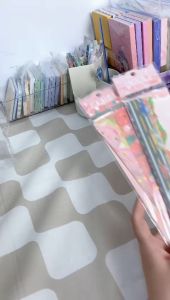 Stiker Tepi Long Tape Border Label Colorful Aesthetic 2d Tumblr Journaling Scrapbook DIY Stiker Ins Diary Stationary Kit