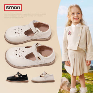 SOUMON | Breathable Retro English Style Girls Shoes Leather