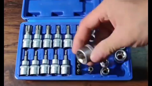 QBLADE Mata Soket Set Kunci 34Pcs 7058 CR-V