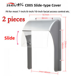 5YOA | 5YOA Slide Outdoor Waterproof Plastic Rain Protector Cover for Access Control Keypad Doorbell Reader Sun Shell Protection
