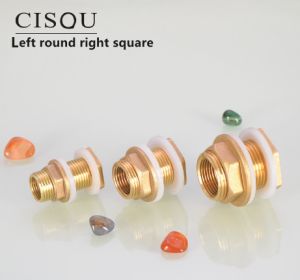 M1/2 M3/4 M1 Solid Brass Water Tank Adapter DN15/DN20/DN25 Fish Tank Drainage Connector