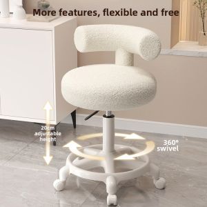 AOBIXIONG | Adjustable Dressing Stool With Backrest