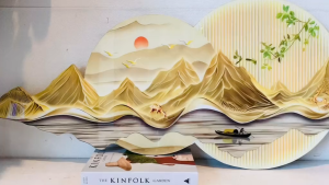 (ẢNH CHỤP) Tranh treo tường đèn led non hùng vĩ 16 uv trang trí decor phòng khách quà tặng