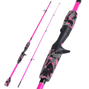 Fishing Rod 1.8m Carbon Ultra Light Lure Rod 2 Sections Fishing Rod EVA Handle Bait Casting Spinning Rod [COD]