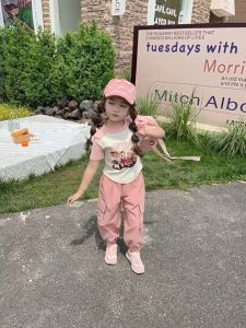 baju cargo anak perempuan usia 1-5thn/setelan cargo anak perempuan/baju anak bahan katun