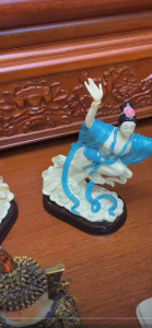 Furun Fairy Resin Offering Lamp Stand Lotus Butter Lamp Base Buddha Shrine Offering Lamp Eternal Lamp for Worship Offering Lamp for Buddha Flying Fairy Wax Lamp Stand- Pair