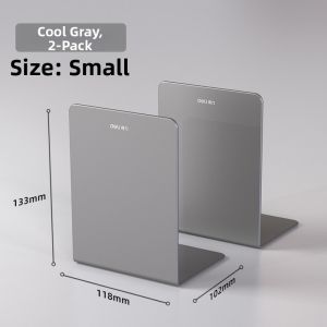 deli | Book Organizer Stand Desktop Book End Student Use