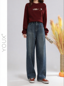 YOUXIANG | Quần Jeans Cách Nhiệt Đa Năng