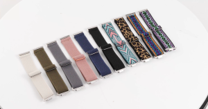 Tali elastis untuk jam tangan Huawei Fit 3/Huawei Watch Fit 4 tali nilon olahraga nilon tali jam tangan pintar untuk Huawei Fit 3 sabuk pengganti aksesori