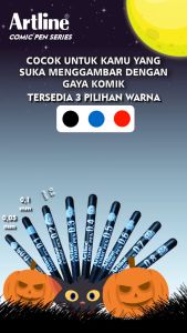 ARTLINE Comic Drawing Pen 0.1 mm EK-281: Alat Gambar untuk Seniman & Desain