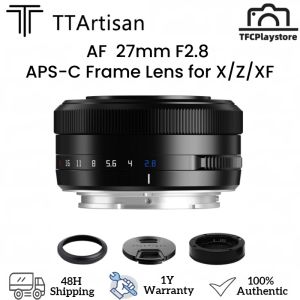 TTArtisan AF 27mm F2.8 APS-C Frame Camera Lens Fujifilm XF Mount For XA7 XT30 XPRO XE4 XS10 Sony E Nikon Z 0.35m Close-up Shooting