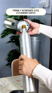 ABUDEN Glide Soda Water Bottle 1 Unit Air Tight 1000ml FIzzy Water Tank Food Grade BPA Soda Maker Soda Machine Accessories