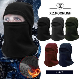 X.Z.MOONLIGH Winter Fleece Hooded Scarf XL Warm Pullover Ideal for Cold Weather