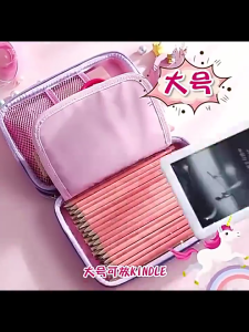 กล่องดินสอ ขนาดใหญ่ จุของได้เยอะ ลายยูนิคอร์น 3 มิติ เหมาะกับของขวัญ เครื่องเขียน สําหรับเด็กนักเรียน