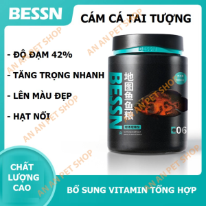 Cám cá Tai Tượng BESSN Astronotus - Thức ăn Cá Tai Tượng Châu Phi - Tăng trọng và Lên Màu - Giàu đạm và Vitamin