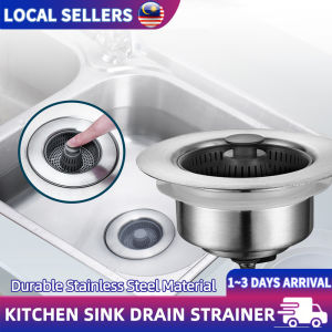 Stainless Steel Kitchen Sink Drainage Filter Deodorant And Insect-proof Garbage Plug Sink Drainage Accessorie Quick Drainage