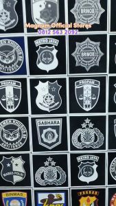 LOGO POLRI KAMUFLASE Series Patch Emblem Prepet Perekat Velkro Tactical Army