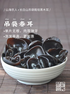 Long White Mountain Black Ear Mushroom Thick Meaty Spring Ear Bouncy Tasting 250g Bag by Shan Hai Nong Ren Full Ethnic Restaurant