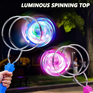 Magnetic Spinning Top with Colorful LED Lights - Auto Glows When Spinning Outdoor/Indoor Toy Party Favors Gifts for Children