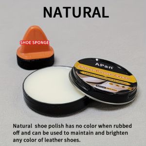 Faux leather shoe polishing kit - Leather care agent shoe care cream colorless shoe wax car leather care and interior cleaner