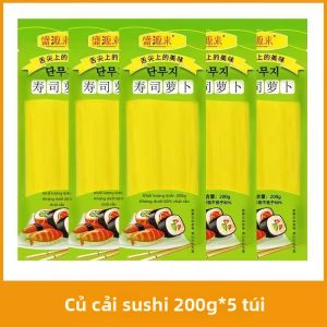 Nguyên Liệu Làm Sushi Vị Chua Ngọt