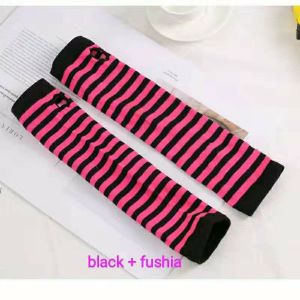 1 Pair Of Soft Elastic Wrist Knitted Fingerless Half-finger Wrist Sleeves Warm arm Knitted Gloves