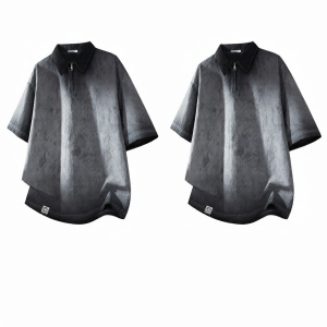 Paul Frank | Semi Zip Polo Neck Summer Fashion T Shirt for Men