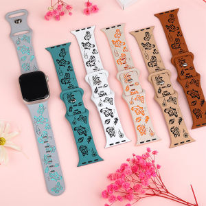 Women Smartwatch Series 10 Strap 42mm 46mm 41mm 45mm 44mm 38mm lWatch Ultra 2 49mm Series 9 8 7 6 5 4 3 2 1 Cute Two-Tone Silicone Band