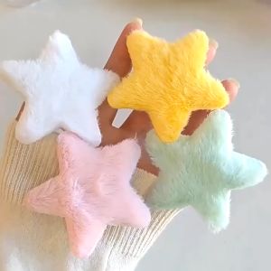 Kẹp tóc mái ngôi sao lông mềm mịn màu sắc ngọt ngào - Kẹp tóc mái phong cách Hàn Quốc thanh lịch dễ thương