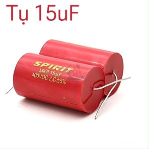 Tụ cản loa phân tần cản loa bass treble SPIRIT đỏ 15uf 400v tụ cản loa rời bass trung treble loa