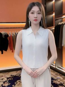 Blouse Collar Fake Collar Easiest for Match Womens Autumn and Winter Camisole Peter Pan Collar Bottoming Shirt Inner Waistcoat Sleeveless Tops