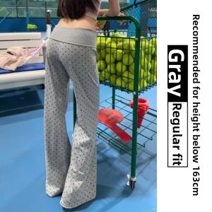 LANMENGYA | Summer High Waist Flared Pant for Fitness Slimming